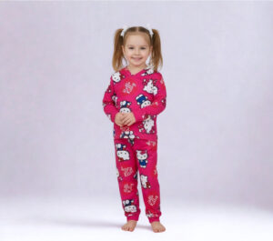 Pijama manga longa/calça Hello kitty