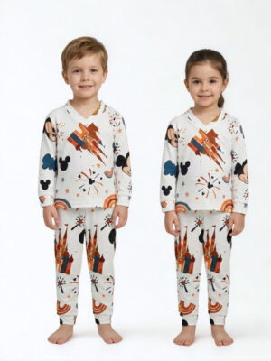 Pijama manga longa/calça Mickey