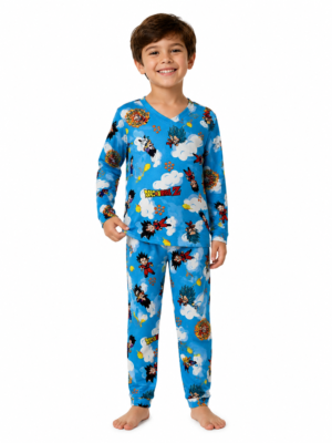 Pijama manga longa/calça dragon ball