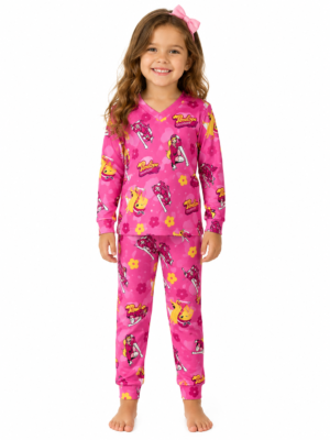 Pijama manga longa/calça Penelope charmosa