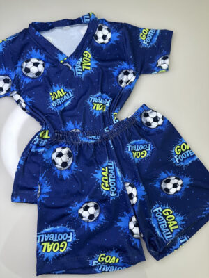 Pijama manga curta/short futebol