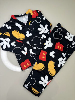 Pijama manga longa/calça Mickey 02