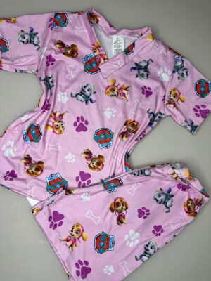 Pijama manga curta/short patrulha canina