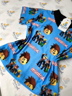 Pijama manga curta/short roblox