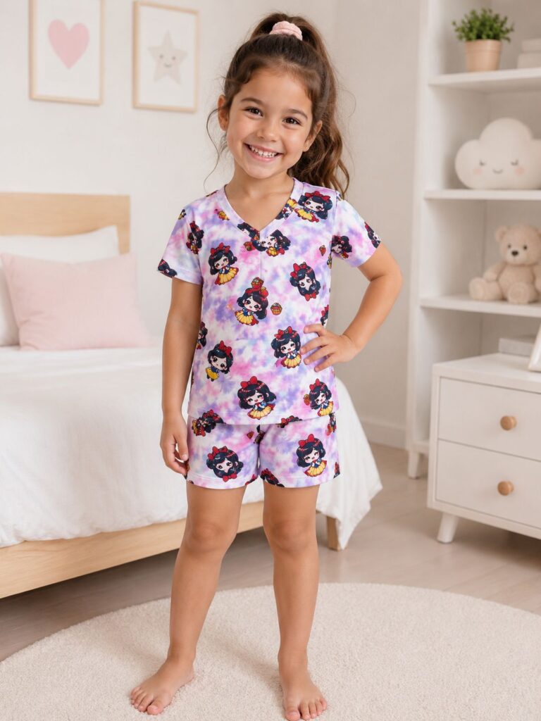 PIJAMAS INFANTIS MANGA CURTA/SHORT