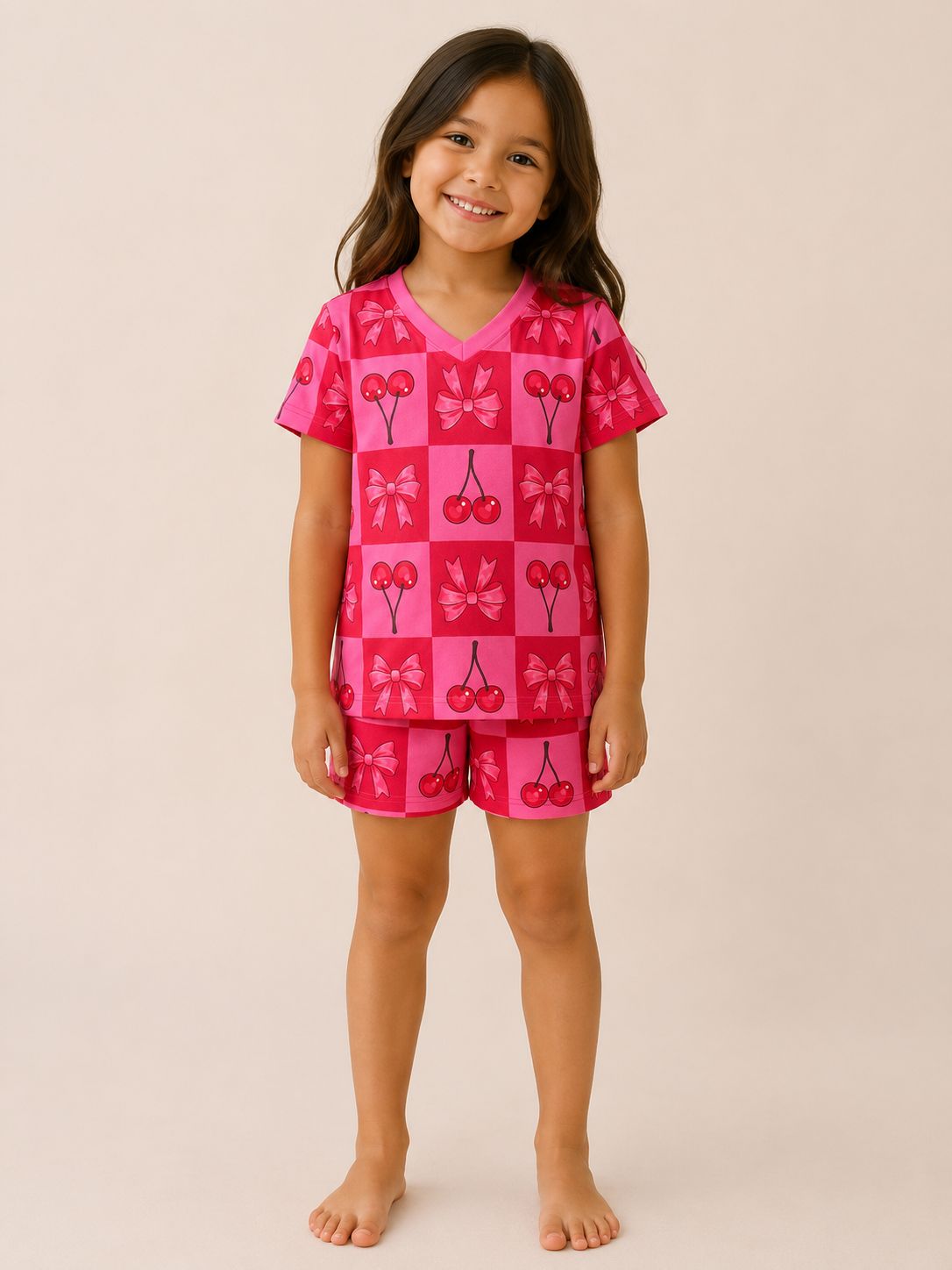 Pijama manga curta/short Laço Sereja