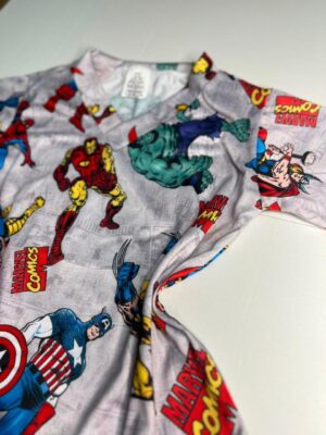 Pijama manga longa/calça marvel