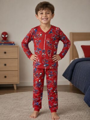 Pijama manga longa/ calça Homem aranha