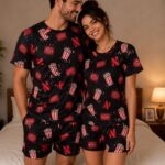 PIJAMAS EM SUEDE ADULTO