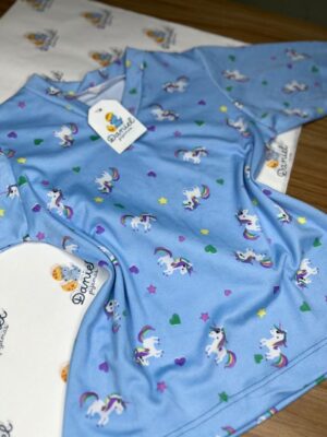 Pijama Manga Longa/Calça Unicórnio