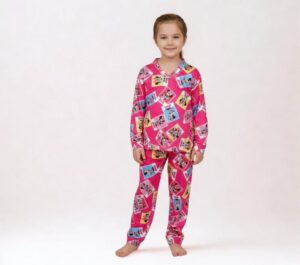 Pijama manga longa/calça Minnie