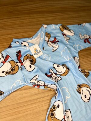 Pijama manga longa/calça Snoopy