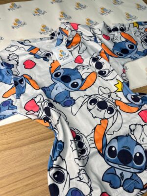 Pijama manga longa/calça Stitch