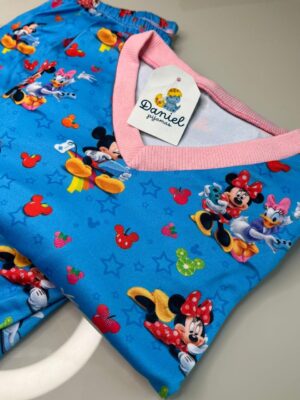 Pijama manga longa/calça minnie