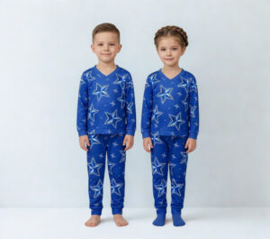 Pijama manga longa/calça Estrela