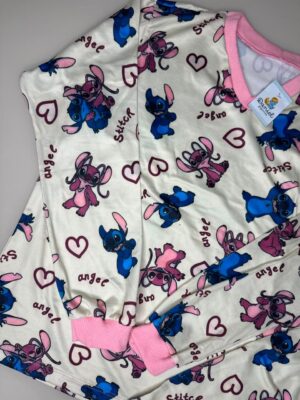 Pijama manga longa/calça Stitch