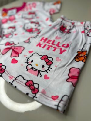 Pijama manga curta/short Hello kitty