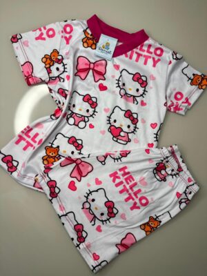 Pijama manga curta/short Hello kitty
