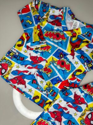 Pijama manga longa/calça Homem Aranha