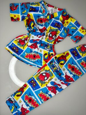 Pijama manga curta/calça Homem Aranha