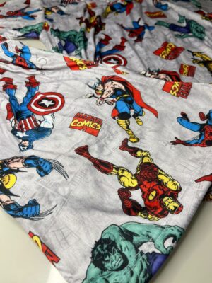 Pijama manga curta/short Os vingadores