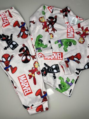 Pijama manga longa/calça Marvel