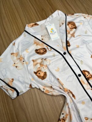 Pijama adulto americano manga curta/short Jesus